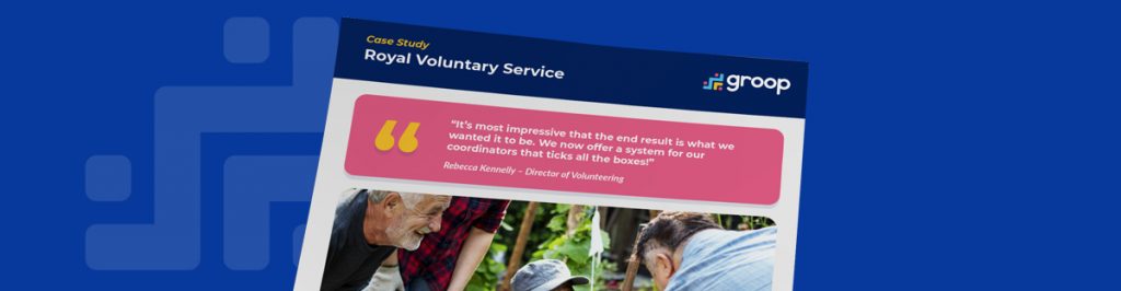 Royal Voluntary Service graphic for Groop blog