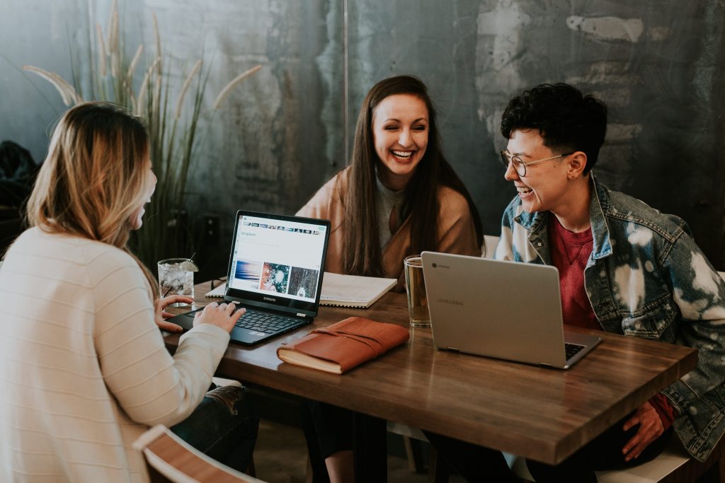 group on laptops